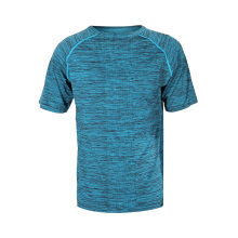 Camiseta de entrenamiento deportivo de poliéster transpirable para hombre